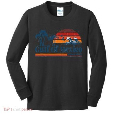 Gulf Of Mexico Kids Long Sleeve Shirt