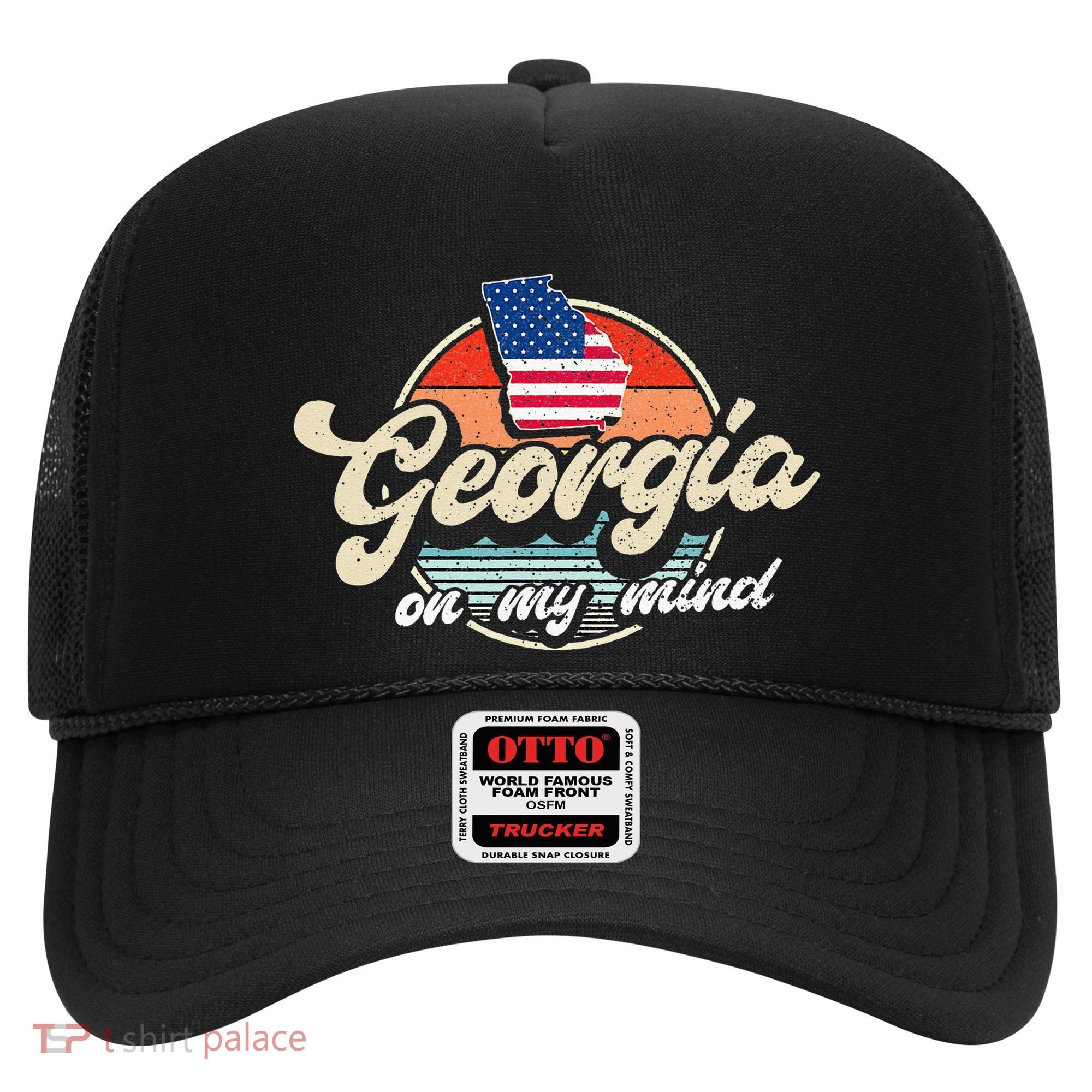 Georgia On My Mind The Peach State Retro USA Proud Georgian Hat