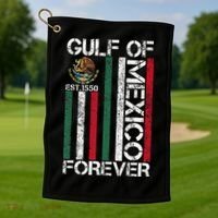 Gulf Of Mexico Golf Towel thumb 1
