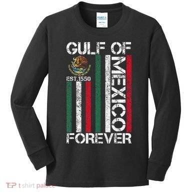 Gulf Of Mexico Kids Long Sleeve Shirt