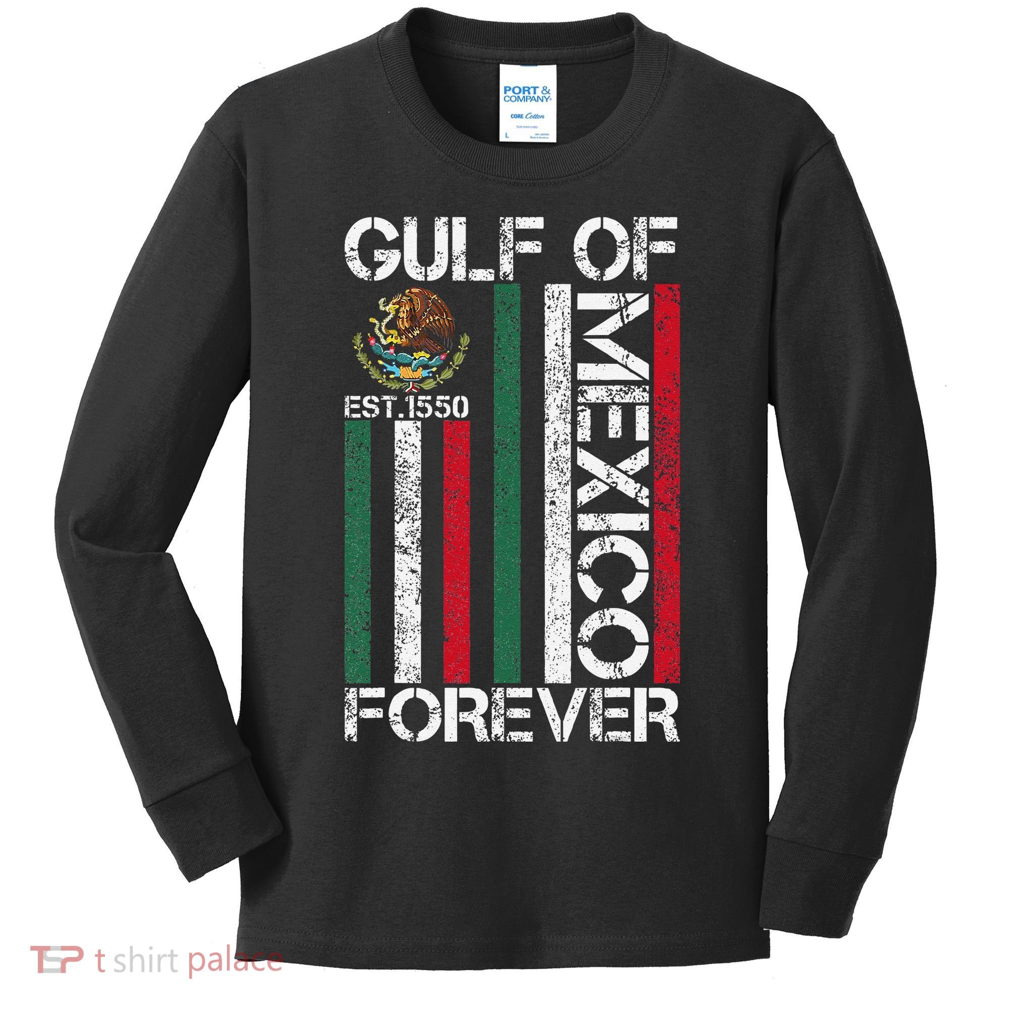 Gulf Of Mexico Kids Long Sleeve Shirt