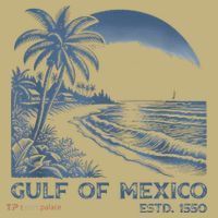Gulf Of Mexico Est 1550 Retro Vintage Beach T-Shirt thumb 7