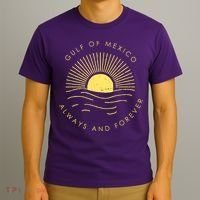 Gulf Of Mexico Always & Forever Vintage Sunset T-Shirt thumb 3