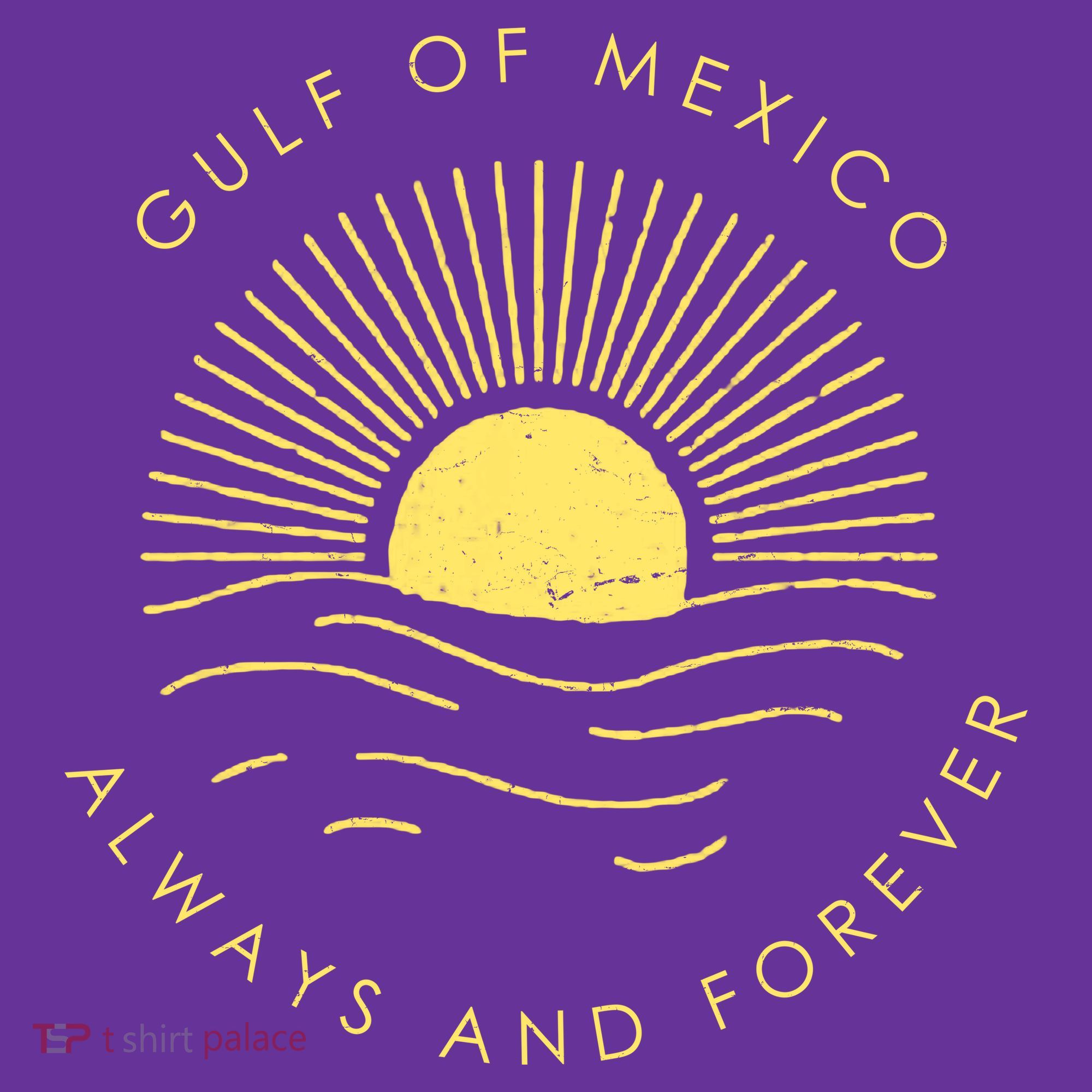 Gulf Of Mexico Always & Forever Vintage Sunset T-Shirt