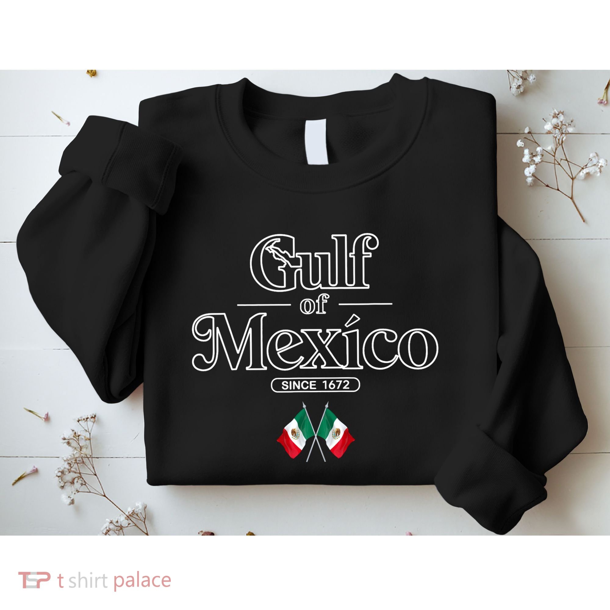 Gulf Of Mexico Since 1672 Mexican Flag Sweatshirt