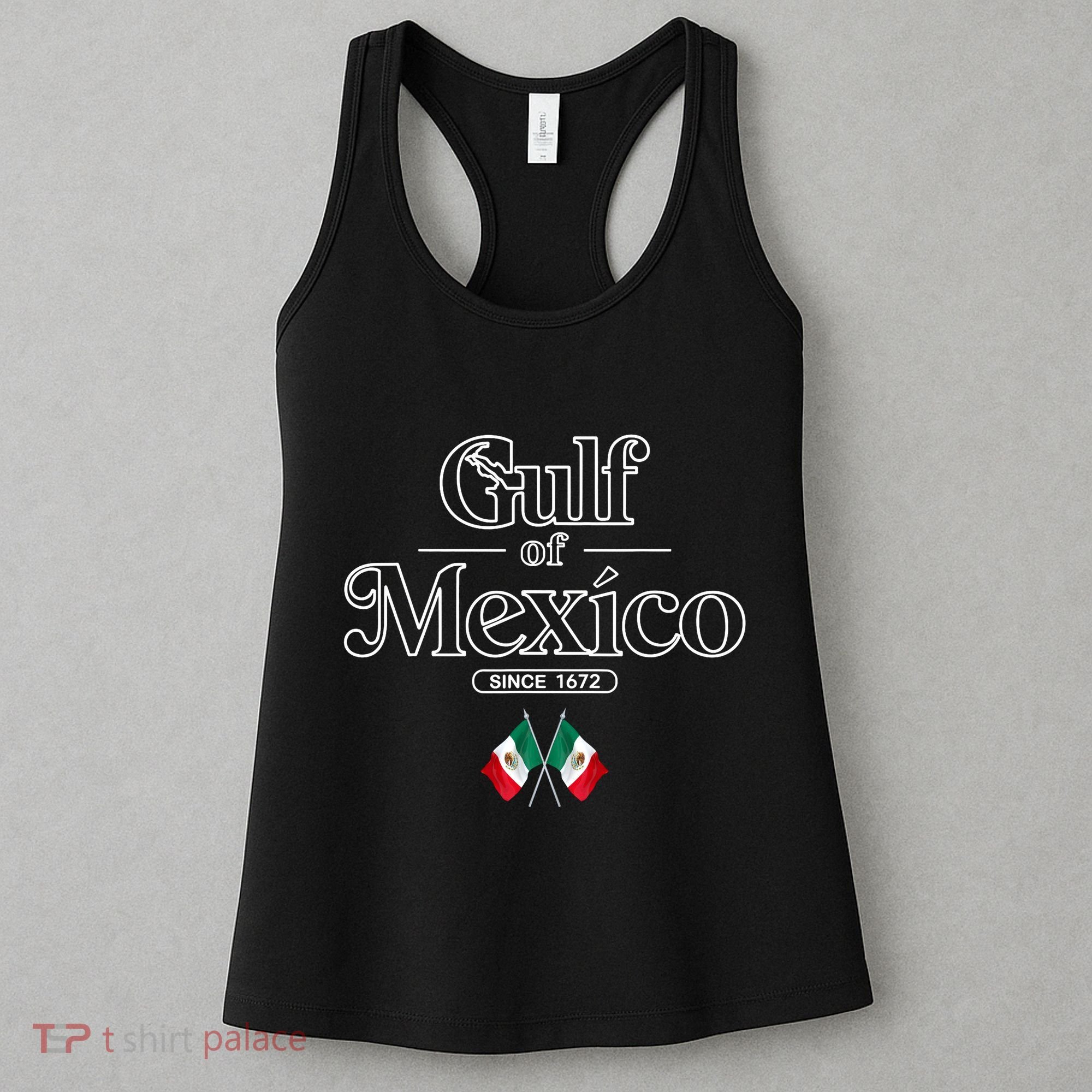 Gulf Of Mexico Since 1672 Mexican Flag Women's Tank Top