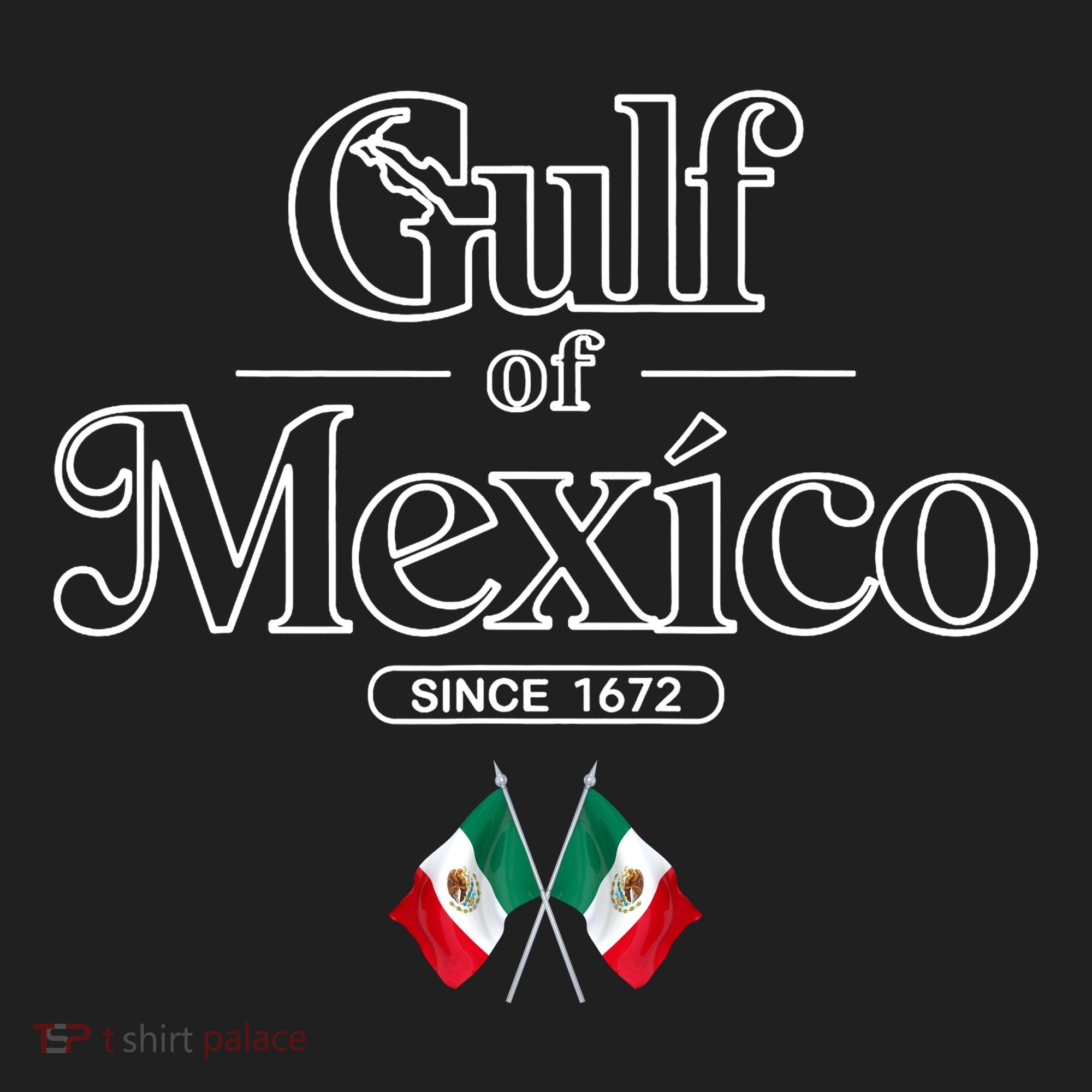 Gulf Of Mexico Since 1672 Mexican Flag Hat