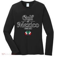 Gulf Of Mexico Since 1672 Mexican Flag Women's Long Sleeve Shirt thumb 0