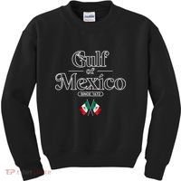 Gulf Of Mexico Since 1672 Mexican Flag Kids Sweatshirt thumb 0