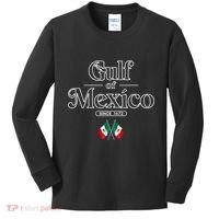 Gulf Of Mexico Since 1672 Mexican Flag Kids Long Sleeve Shirt thumb 0