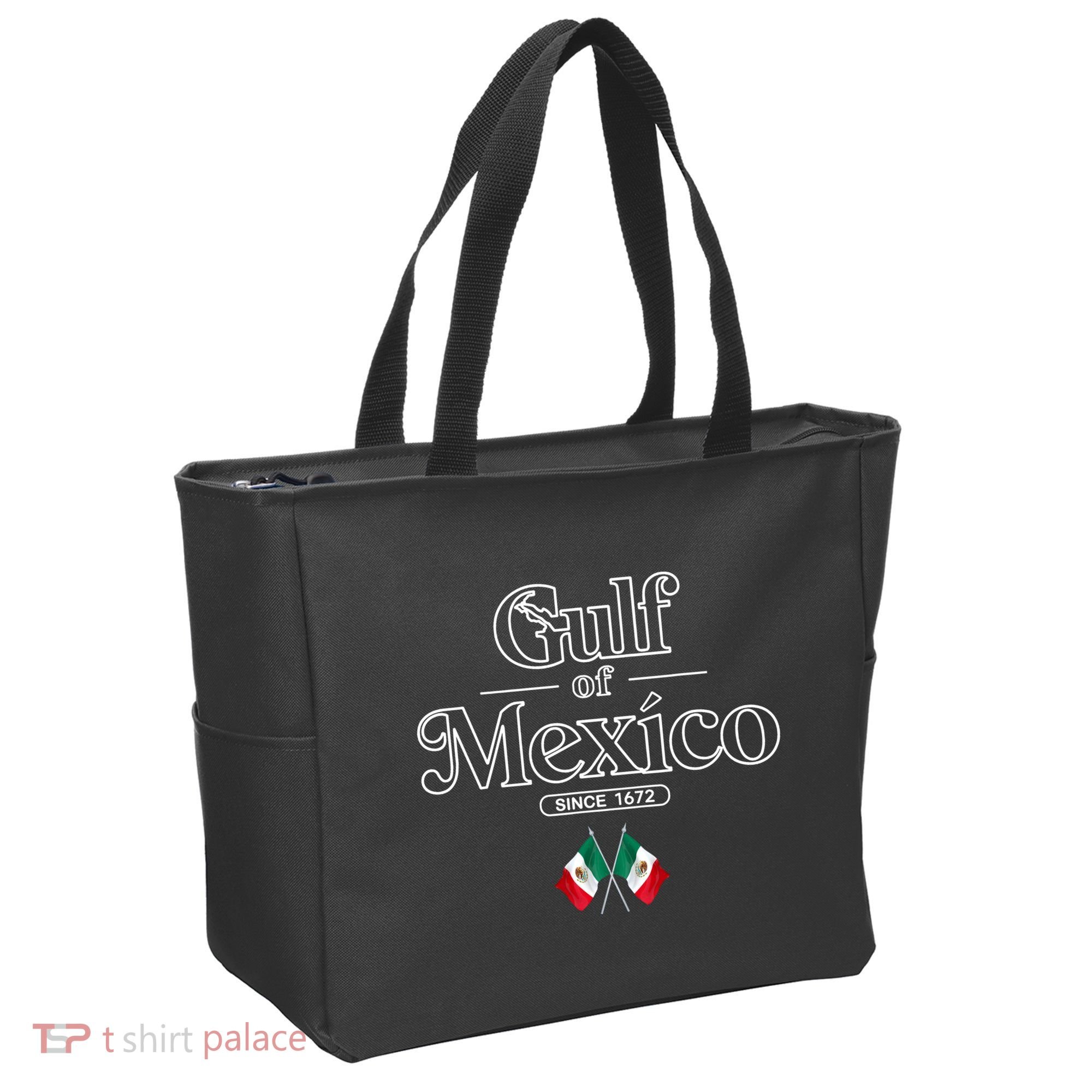 Gulf Of Mexico Since 1672 Mexican Flag Tote Bag
