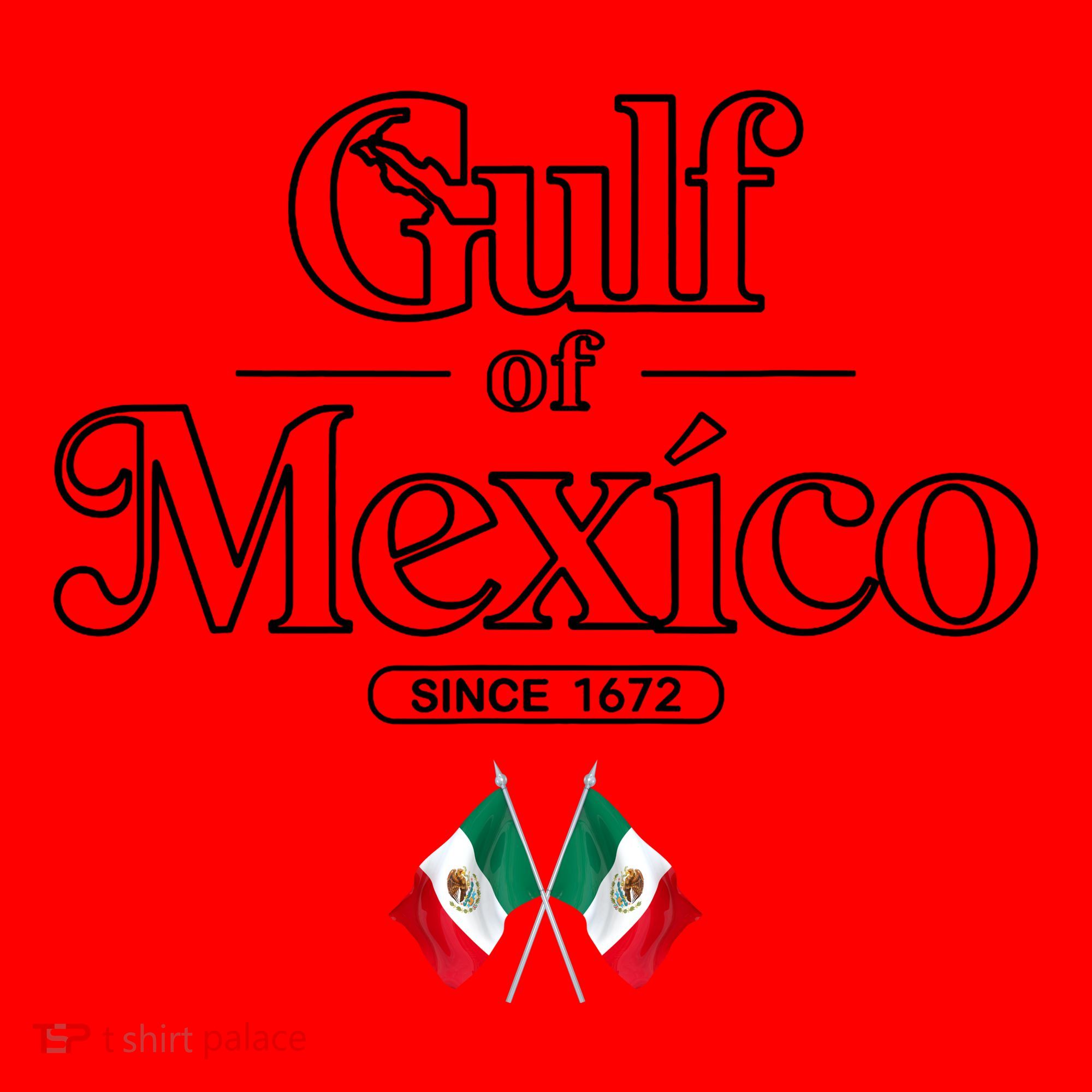 Gulf Of Mexico Since 1672 Mexican Flag Santa Hat