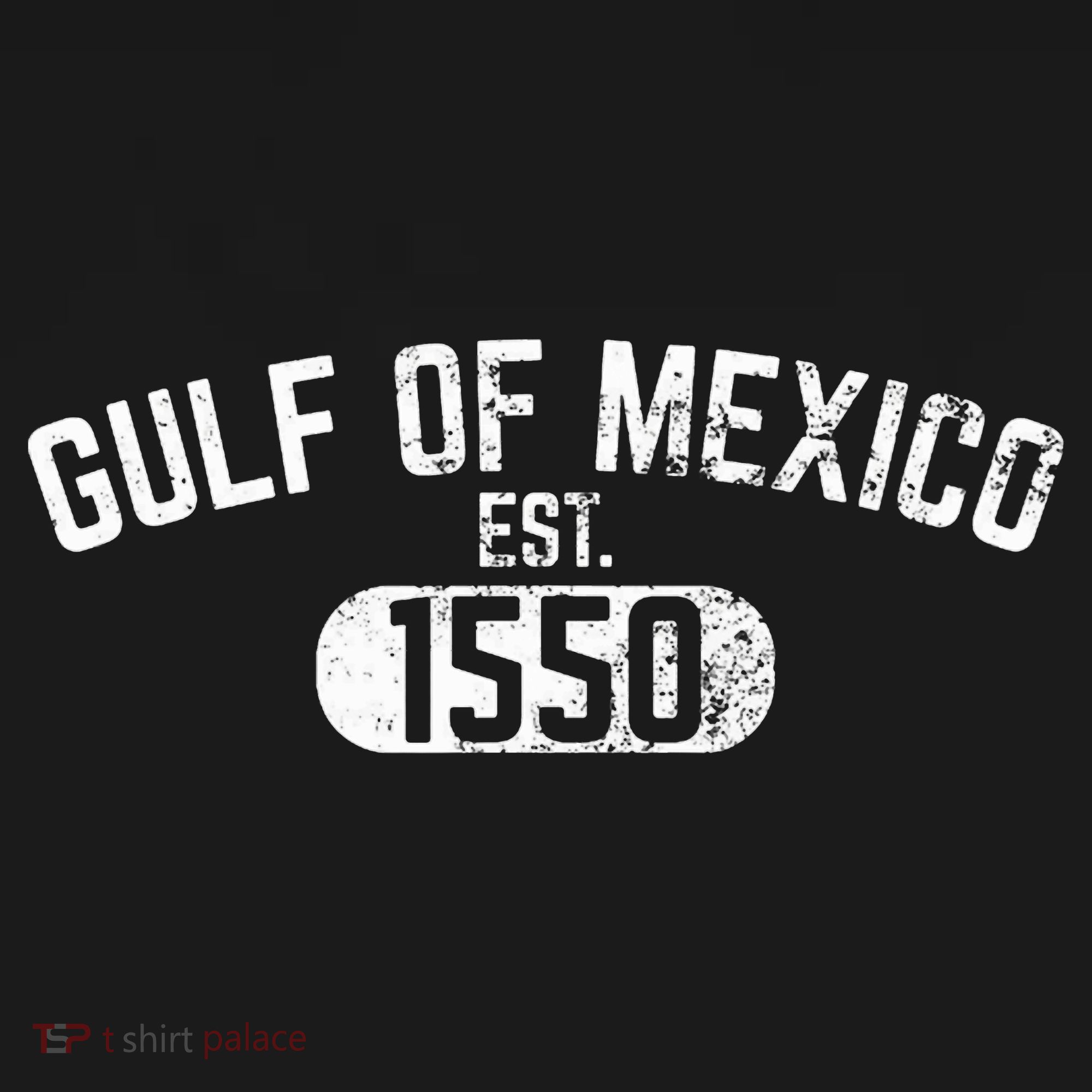 Gulf Of Mexico Est 1550 Retro Vintage T-Shirt