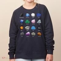 Geology Ores Minerals Gems And Crystals Rock Funny Tee Women's Sweatshirt thumb 0