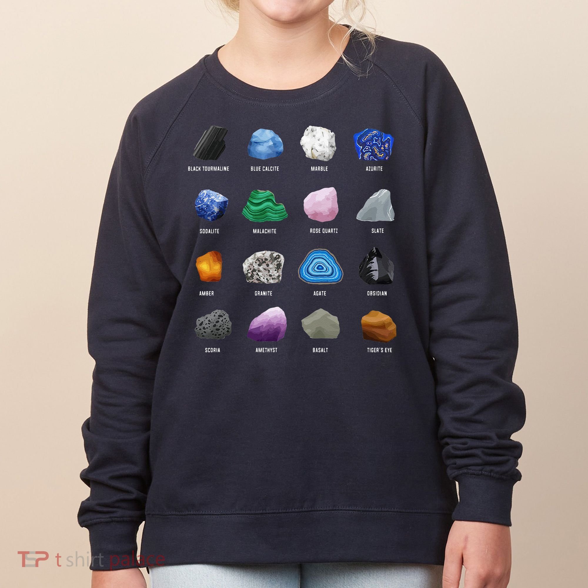 Geology Ores Minerals Gems And Crystals Rock Funny Tee Women's Sweatshirt