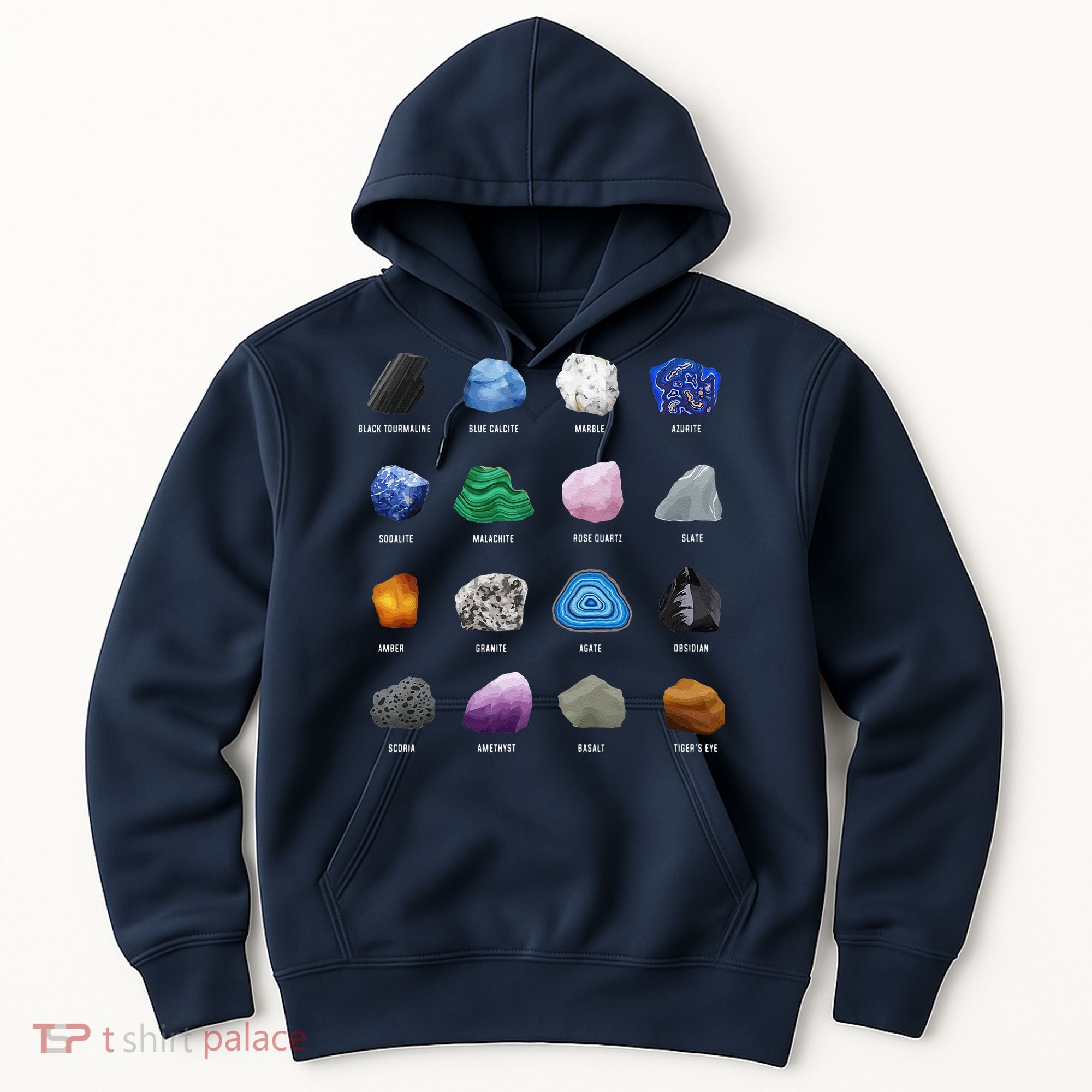 Geology Ores Minerals Gems And Crystals Rock Funny Tee Hoodie