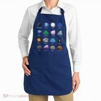 Geology Ores Minerals Gems And Crystals Rock Funny Tee Apron thumb 2
