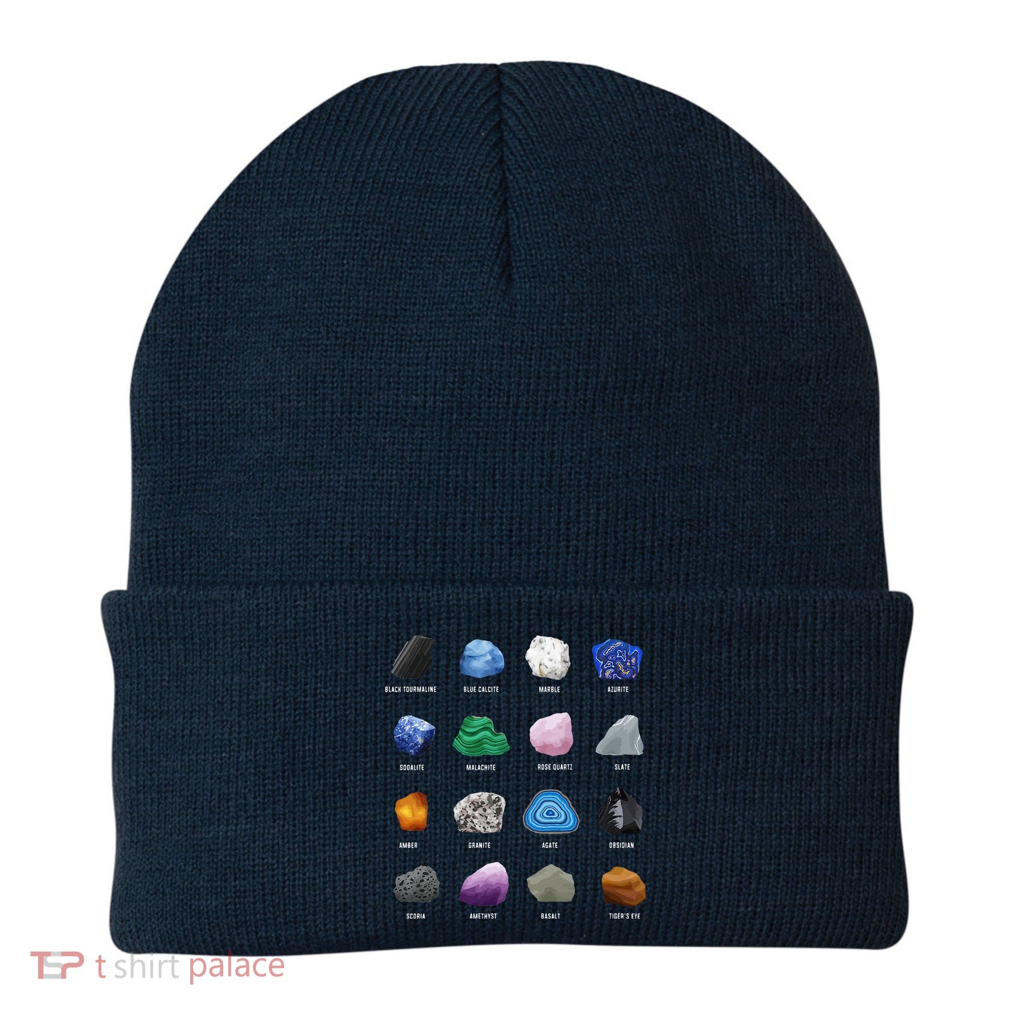 Geology Ores Minerals Gems And Crystals Rock Funny Tee Beanie