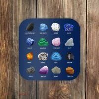 Geology Ores Minerals Gems And Crystals Rock Funny Tee Coaster thumb 0