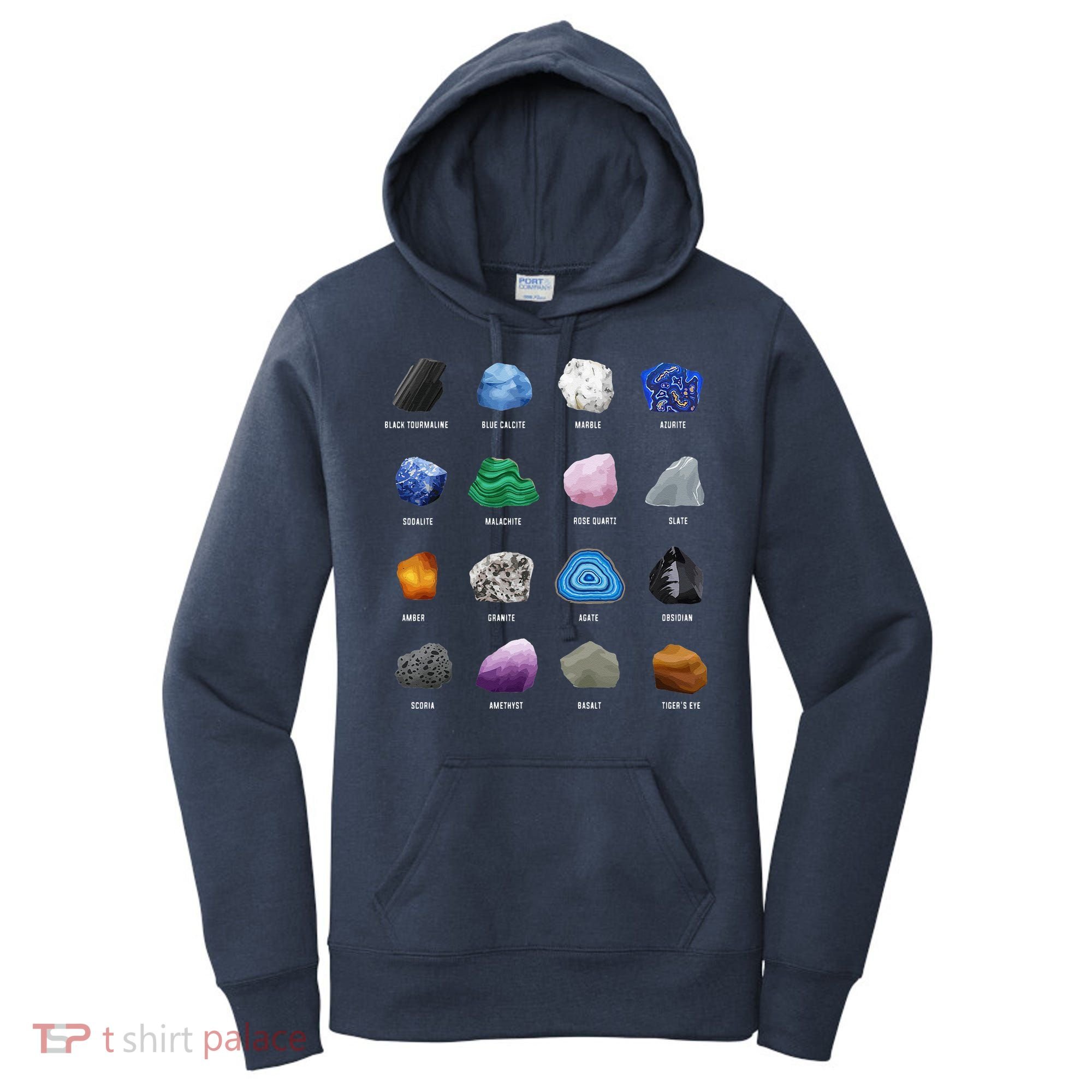 Geology Ores Minerals Gems And Crystals Rock Funny Tee Women's Hoodie