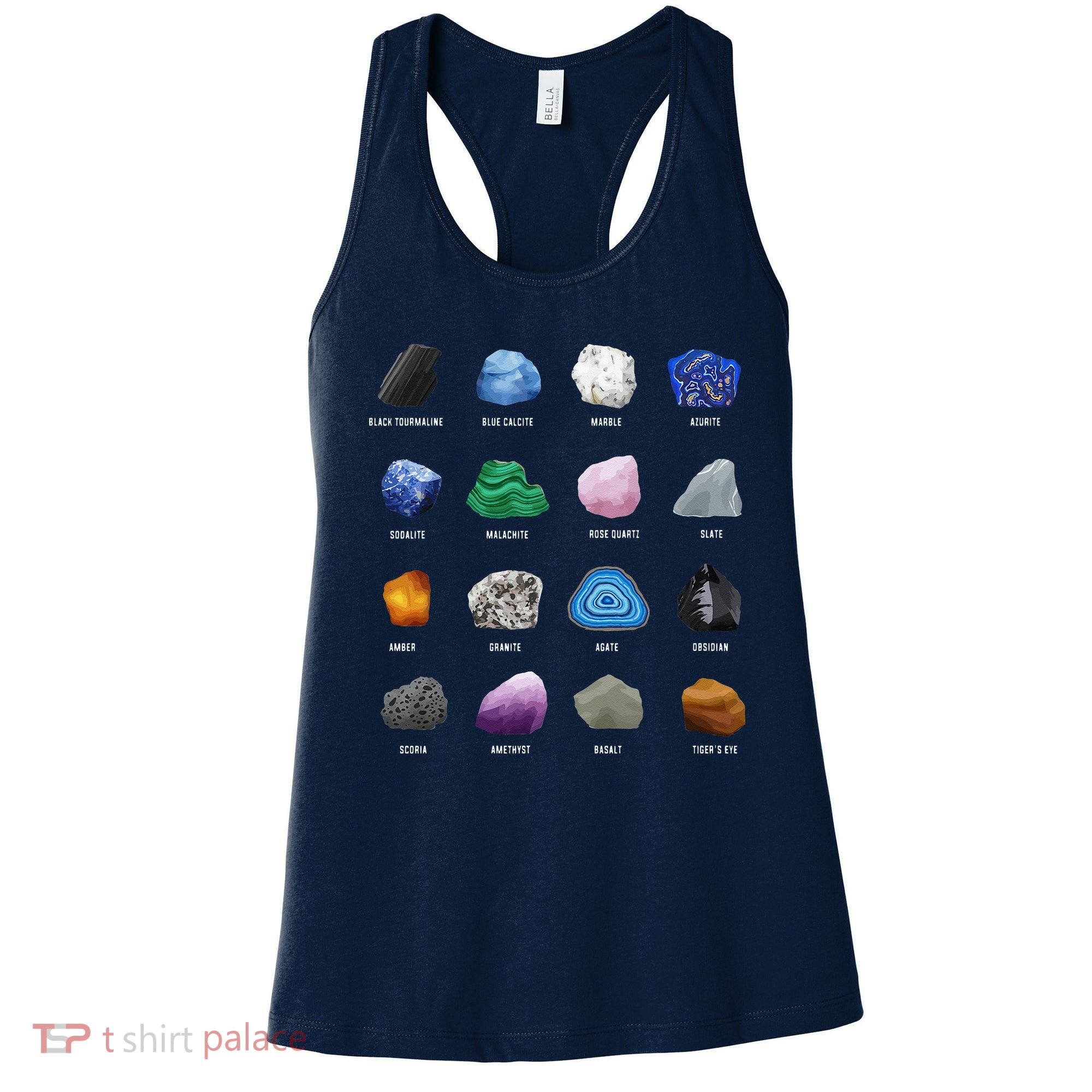 Geology Ores Minerals Gems And Crystals Rock Funny Tee Women's Tank Top