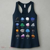 Geology Ores Minerals Gems And Crystals Rock Funny Tee Women's Tank Top thumb 3