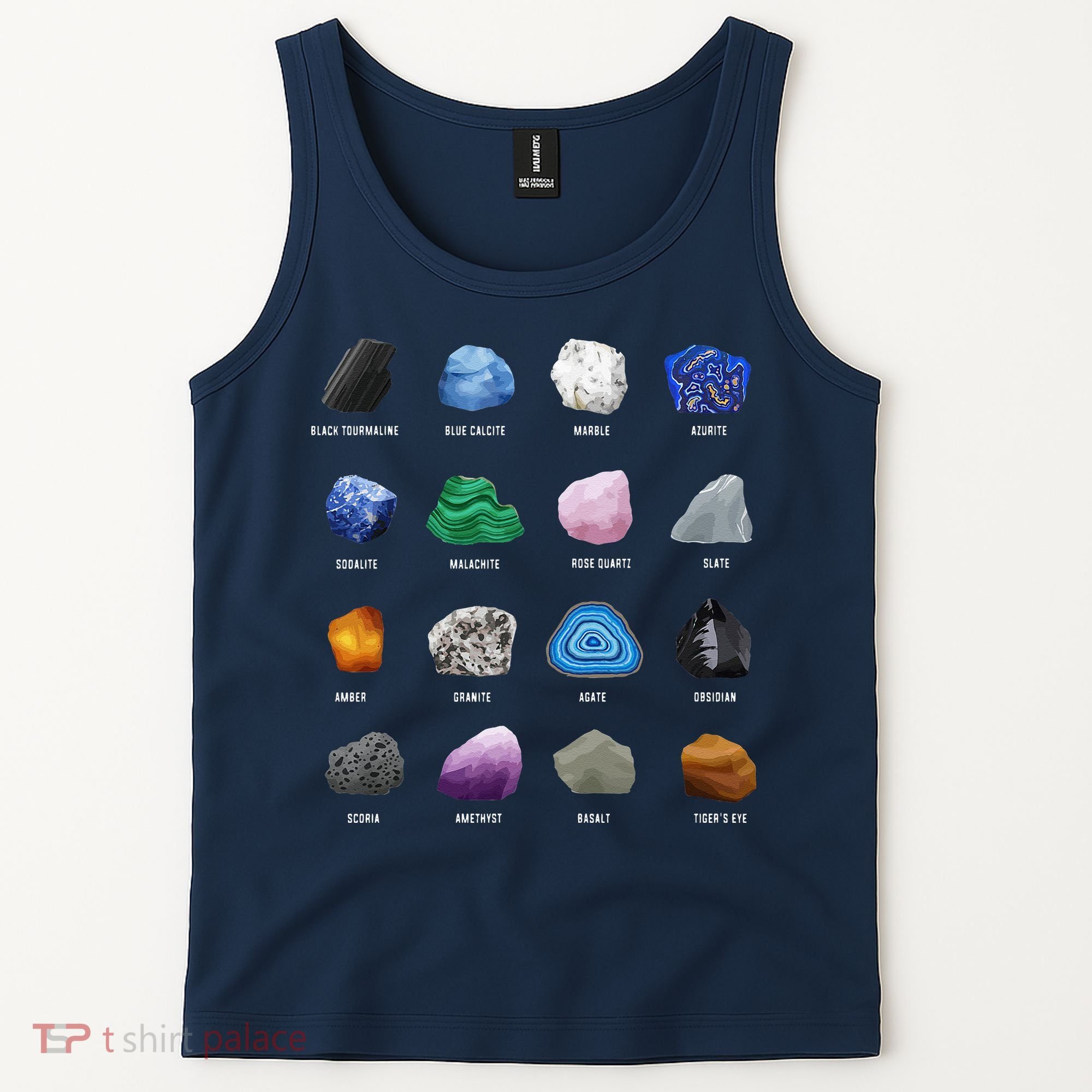 Geology Ores Minerals Gems And Crystals Rock Funny Tee Tank Top