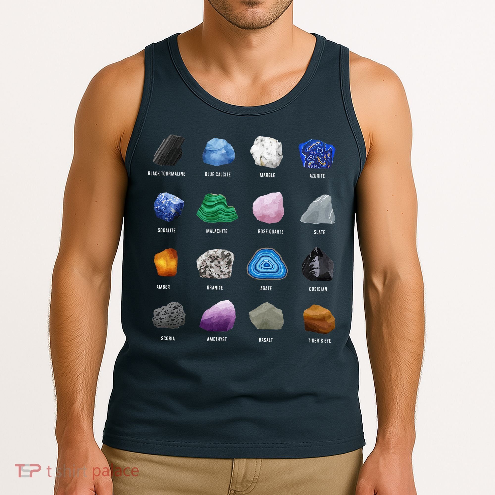 Geology Ores Minerals Gems And Crystals Rock Funny Tee Tank Top