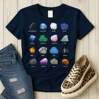 Geology Ores Minerals Gems And Crystals Rock Funny Tee Women's T-Shirt thumb 3