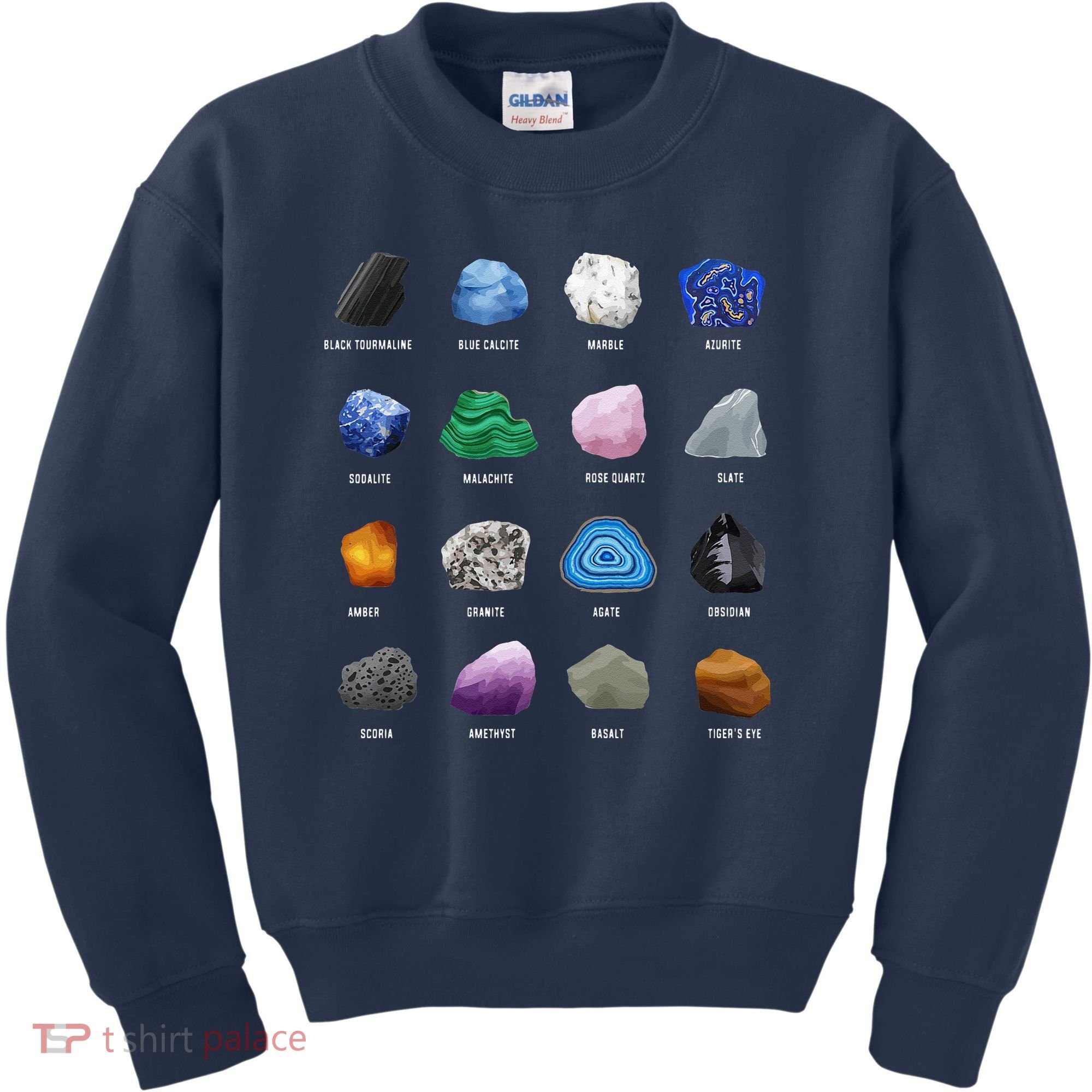 Geology Ores Minerals Gems And Crystals Rock Funny Tee Kids Sweatshirt