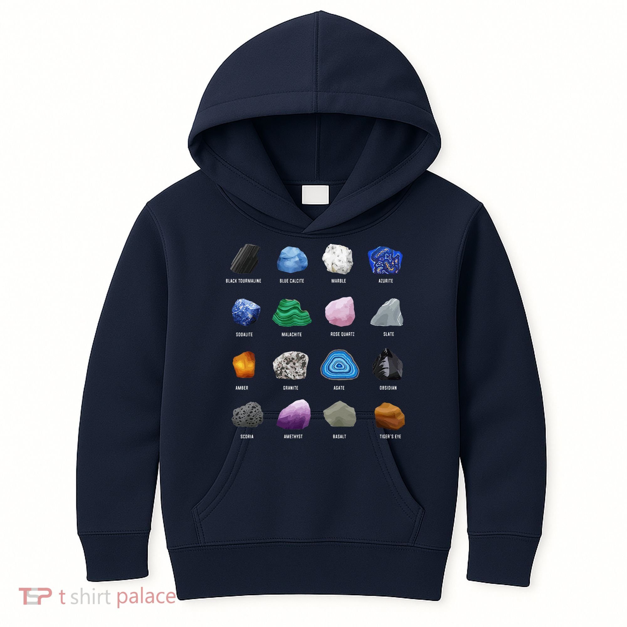 Geology Ores Minerals Gems And Crystals Rock Funny Tee Kids Hoodie