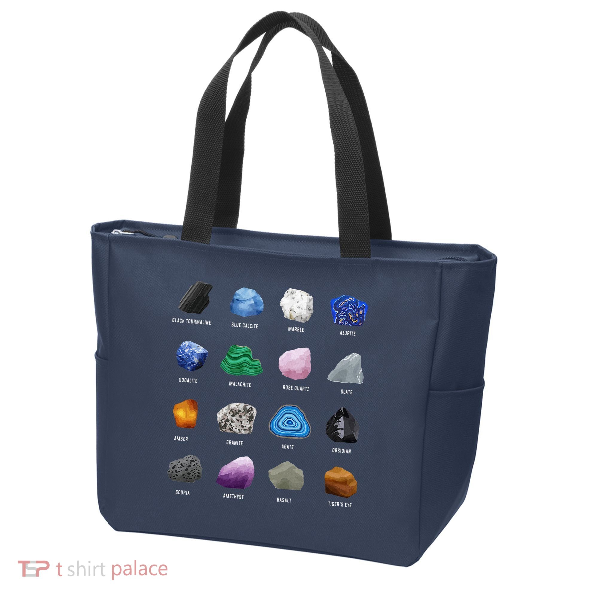 Geology Ores Minerals Gems And Crystals Rock Funny Tee Tote Bag