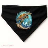 Gulf Of Mexico Turtle USA-Made Doggie Bandana thumb 0