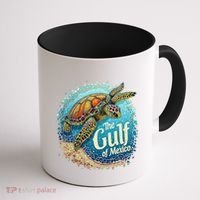 Gulf Of Mexico Turtle Coffee Mug thumb 1