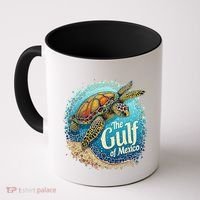 Gulf Of Mexico Turtle Coffee Mug thumb 0