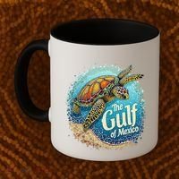 Gulf Of Mexico Turtle Coffee Mug thumb 2