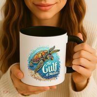 Gulf Of Mexico Turtle Coffee Mug thumb 3
