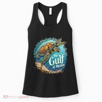 Gulf Of Mexico Turtle Women's Tank Top thumb 0