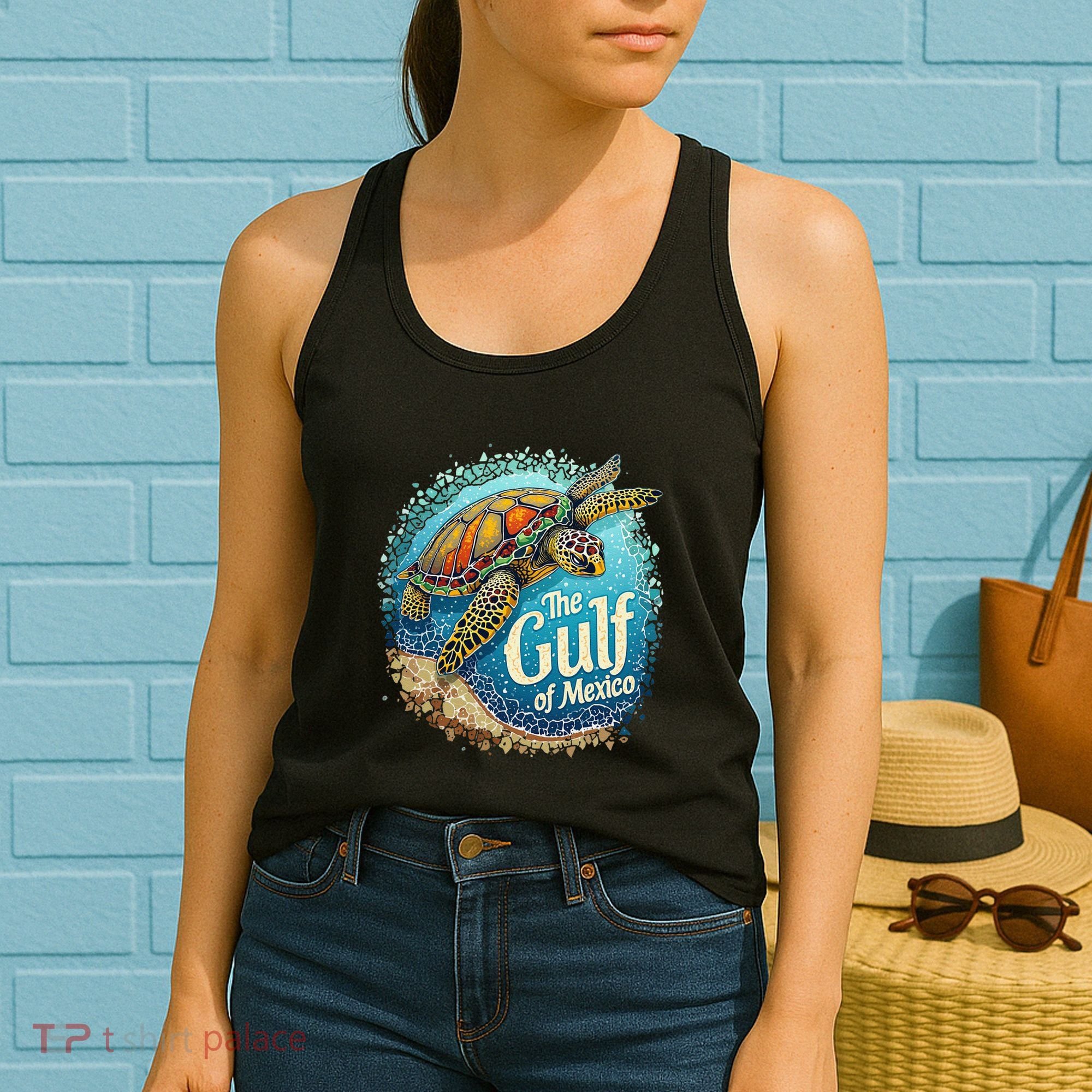 Gulf Of Mexico Turtle Women's Tank Top