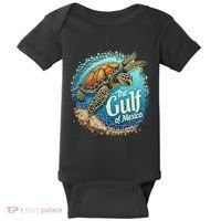 Gulf Of Mexico Turtle Baby Bodysuit thumb 0