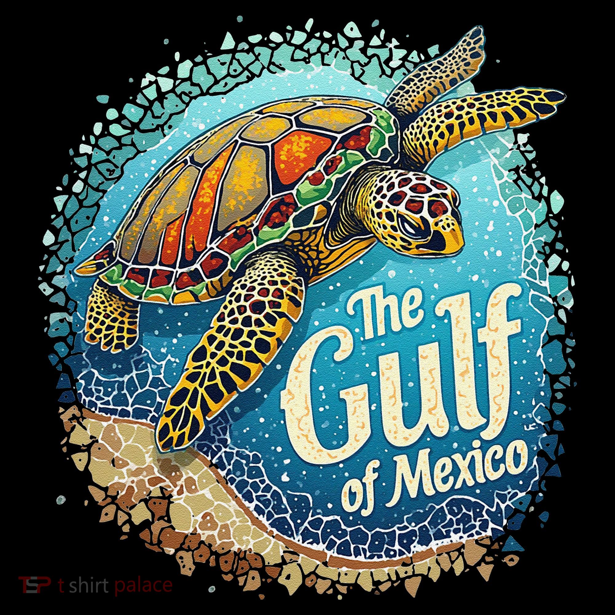 Gulf Of Mexico Turtle Toddler Hoodie