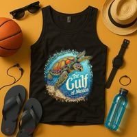 Gulf Of Mexico Turtle Tank Top thumb 4
