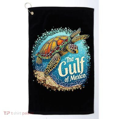 Gulf Of Mexico Turtle Golf Towel