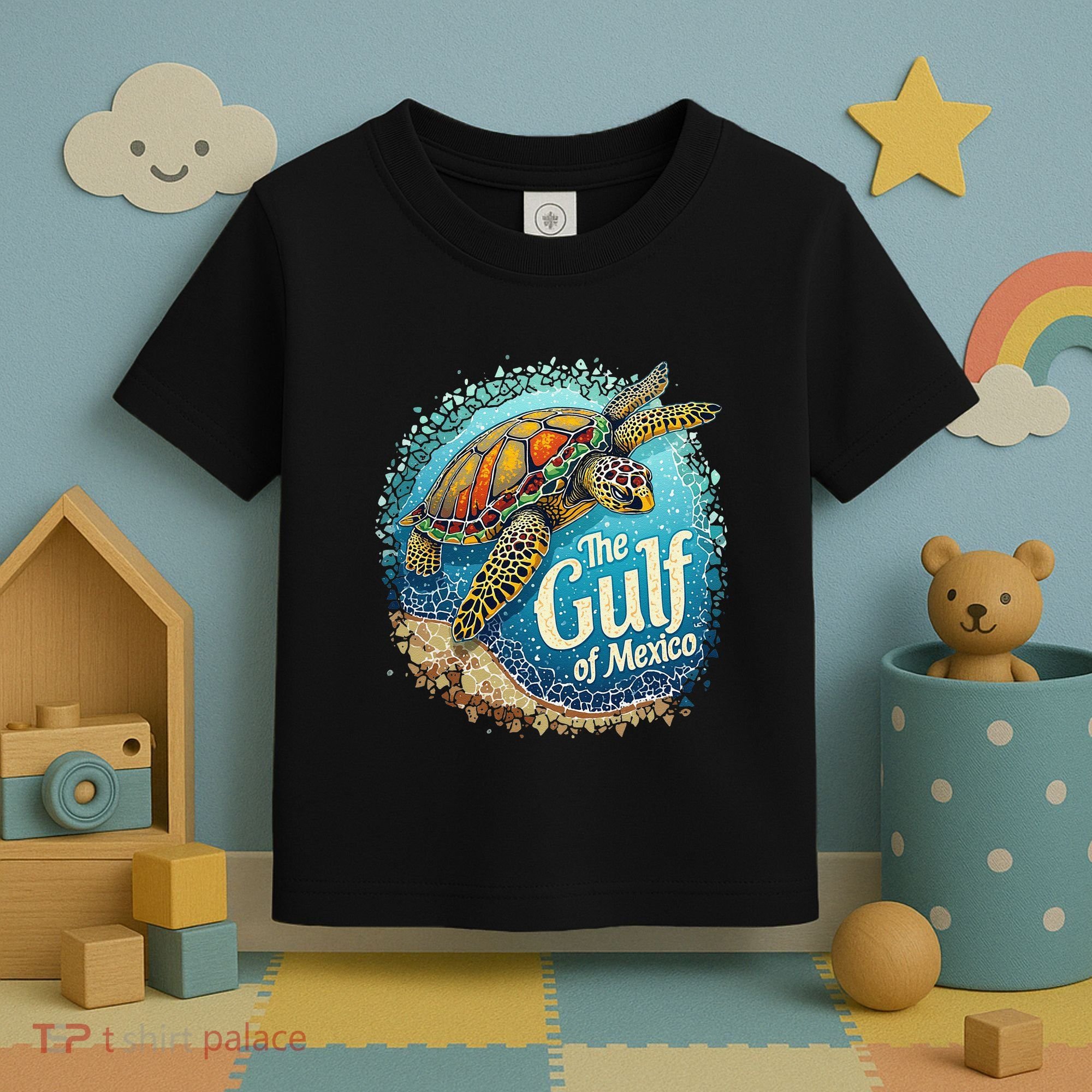 Gulf Of Mexico Turtle Toddler T-Shirt