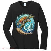Gulf Of Mexico Turtle Women's Long Sleeve Shirt thumb 0