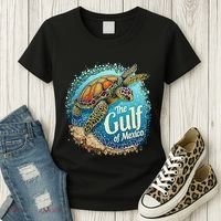 Gulf Of Mexico Turtle Women's T-Shirt thumb 3