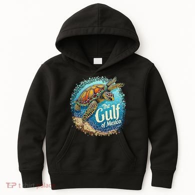 Gulf Of Mexico Turtle Kids Hoodie