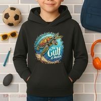 Gulf Of Mexico Turtle Kids Hoodie thumb 2