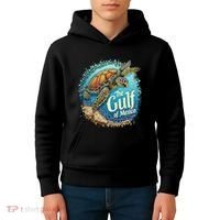 Gulf Of Mexico Turtle Kids Hoodie thumb 4