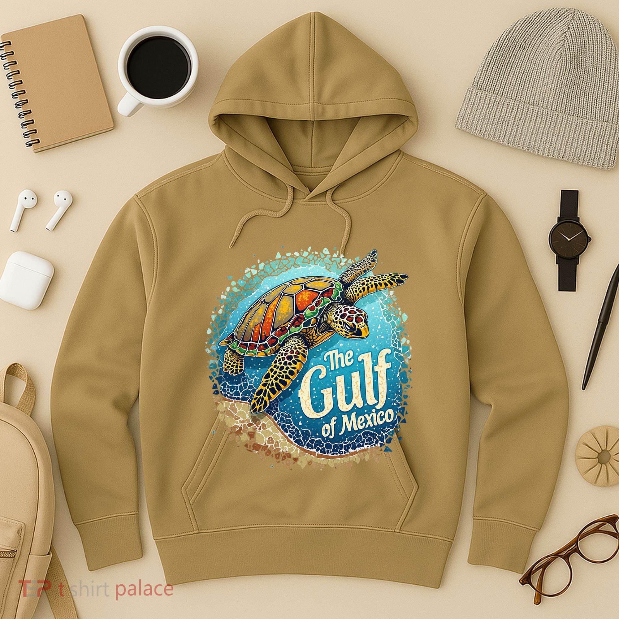 Gulf Of Mexico Turtle Hoodie